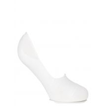 Falke - Calcetines invisibles de algodón - Talla 43/44 - Blanco