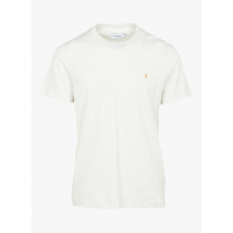 Farah - Slim-fit - katoenen t-shirt met ronde hals - XL Maat - Grijs