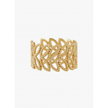 Feeka - Messing ring - Een Maat - Goudkleurige