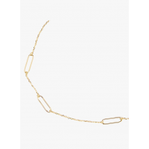 Feeka - Collier chaîne en laiton - Taille Unique - Doré