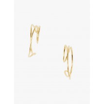 Feeka - Aros abiertos de latón - Talla única - Dorado
