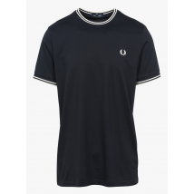 Fred Perry - Tee-shirt col rond en coton - Taille S - Bleu
