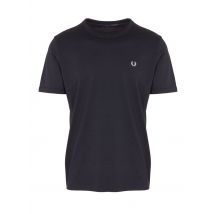 Fred Perry - Tee-shirt col rond en coton - Taille L - Bleu