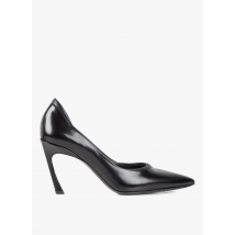Free Lance - Zapatos de salón de piel acabados en punta - Talla 38,5 - Negro