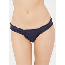 Germaine Des Pres - Slip van biologisch katoen met volants - S Maat - Blauw