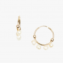Gisel B - Hoop earrings - One Size - Golden
