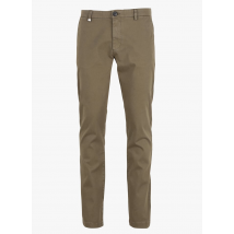 Ikks - Slim-fit chino - 34 Maat - Kakigroen