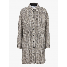 Iro - Surchemise oversize col classique à carreaux - Taille 38 - Gris