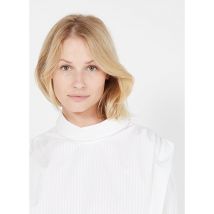 Iro - Gestreepte - katoenen top - 38 Maat - Wit