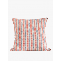 Jamini - Housse de coussin 60x60 cm motif géométrique en coton - Taille Unique - Multicolore
