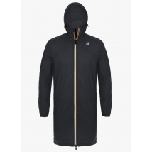 K-way - Imperméable long à capuche - Taille XS - Noir