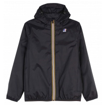Zip-up hooded k-way - XL Size - Black