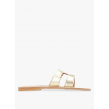 K Jacques - Platte - leren muiltjes - 39 Maat - Goudkleurige