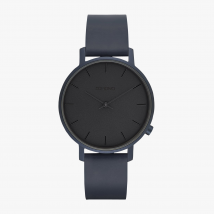 Komono - Watch with leather strap - One Size - Blue