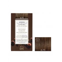 Korres - Coloration permanente huile d'argan, cacao doré 6.73 - 50ml - Marron