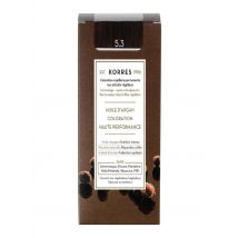Korres - Permanente kleuring met arganolie - honey light brown 5.3 - 50ml Maat - Bruin