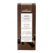 Korres - Permanente kleuring met arganolie - cocoa 6.7 - 50ml Maat - Bruin