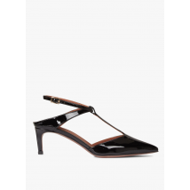L'autre Chose - Lakleren sandalen met hoge hak - 39 Maat - Zwart