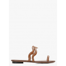 L'autre Chose - Platte - leren sandalen - 38 Maat - Bruin