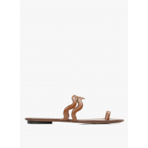 L'autre Chose - Platte - leren sandalen - 40 Maat - Bruin