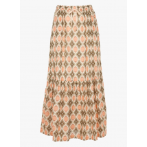 La Petite Francaise - Jupe longue imprimée en coton - Taille 36 - Rose