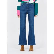 Lab Dip - Katoenen jeans met hoge taille en wijd uitlopende pijpen - 28 Maat - Jeans verschoten