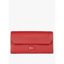 Lancel - Brieftasche aus genarbtem leder mit umschlag - Einheitsgröße - Rot