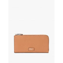 Lancel - Nerfleren portefeuille - Een Maat - Beige