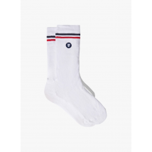 Le Slip Francais - Calcetines de largo medio de mezcla de algodón - Talla 39/42 - Blanco