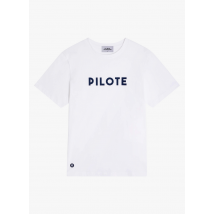 Le Slip Francais - Tee-shirt col rond en coton - Taille S - Blanc