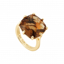 Les Nereides - Brass ring - 54 Size - Brown