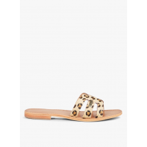 Les Tropeziennes Par M.belarbi - Mules planas de piel - Talla 36 - Beige