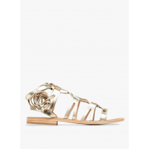 Les Tropeziennes Par M.belarbi - Flache sandalen aus metallic-leder - Größe 38 - Golden