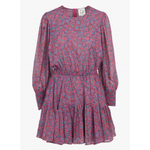 Lili Sidonio - Bedrucktes kleid mit rundhalsausschnitt - Größe M - Violett