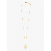 Louise Damas - Hangertje met medaille - Een Maat - Goudkleurige