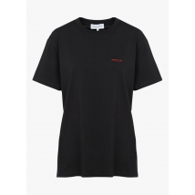 Maison Labiche - Tee-shirt col rond brodé en coton bio - Taille 2XS - Noir