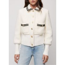Maje - Jacke aus wollmix mit klassischem kragen - Größe 36 - Weiß