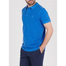 Marc O'polo - Poloshirt aus baumwoll-piqué mit stickerei - Größe S - Blau
