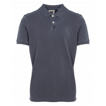 Marc O'polo - Poloshirt aus baumwoll-piqué mit stickerei - Größe S - Blau