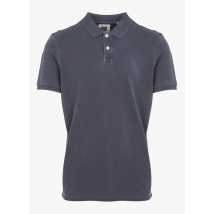 Marc O'polo - Poloshirt aus baumwoll-piqué mit stickerei - Größe L - Blau