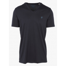 Marc O'polo - Tee-shirt Col V en coton - Taille 2XL - Bleu
