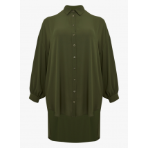 Mat Fashion - Lang - effen blouse - 46 Maat - Groen