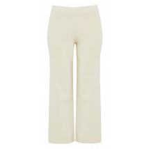Mat Fashion - Weit geschnittene strickhose - Größe 50-52 - Beige