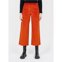 Max&co. - Pantalon en coton mélangé - Taille 38 - Orange