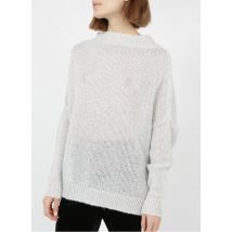 Max&co. - Pull col montant à fils métallisés - Taille M - Blanc