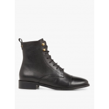Mellow Yellow - Bottines plates en cuir - Taille 39 - Noir