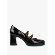 Mellow Yellow - Zapatos de charol con tacón - Talla 38 - Negro
