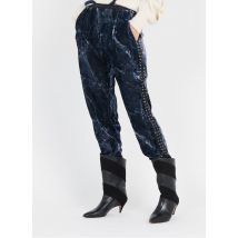 Mes Demoiselles - Joggingbroek met marmereffect - 36 Maat - Zwart