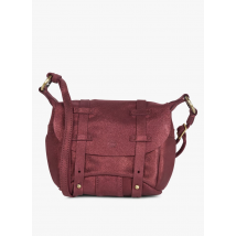 Mila Louise - Bolso bandolera de piel irisada - Talla única - Rojo