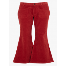 Molly Bracken - Pantalon boot-cut velours côtelé - Taille S - Rouge